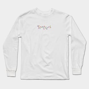 Colorful light bulbs Christmas lights Long Sleeve T-Shirt